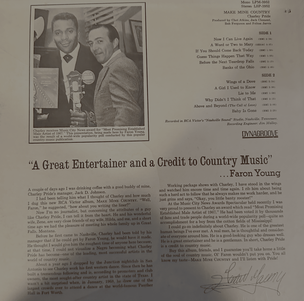 Back cover Make Mine Country