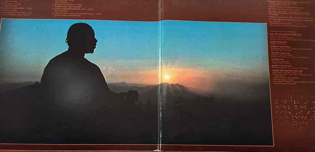 Stevie Wonder, Talking Book Inner Jacket