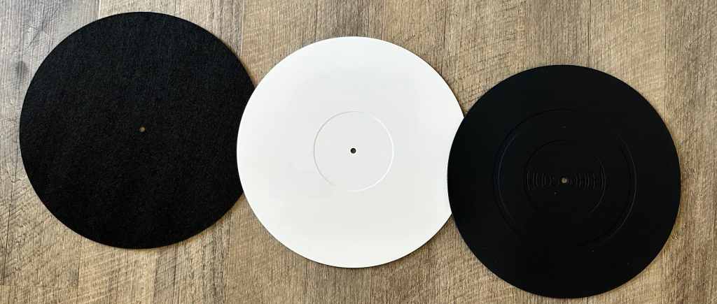 Different Slipmats next in a row