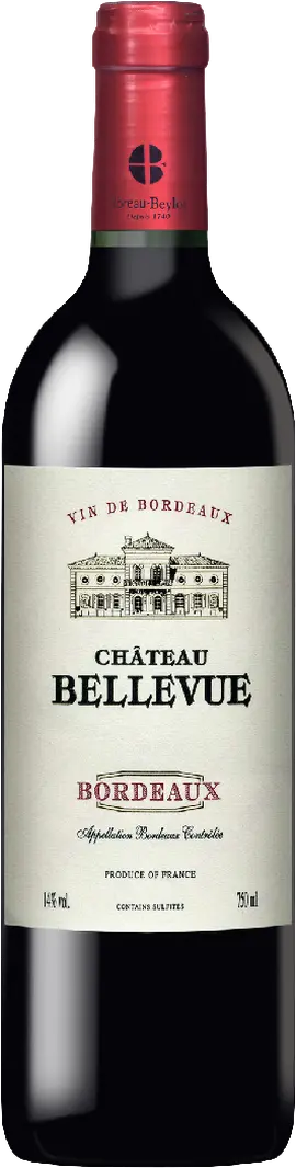 Château Bellevue Bordeaux Wine bottle