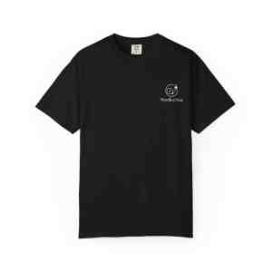 Black Needle & Vine Logo Tee with left chest logo